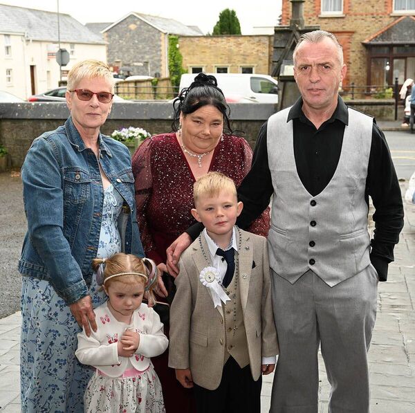 Ciaran Walsh and family 