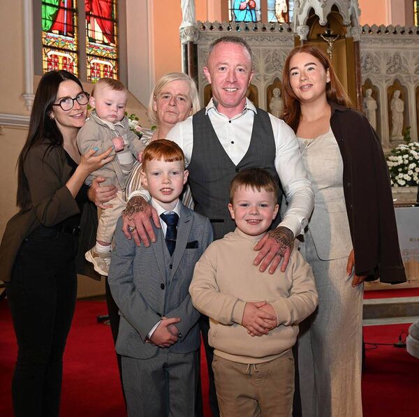 Callum Swanbyrne and family 