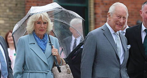 Charles and Camilla tour parts of Titanic Quarter during Northern Ireland visit