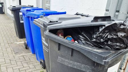Bins blocking footpaths in this Kildare town