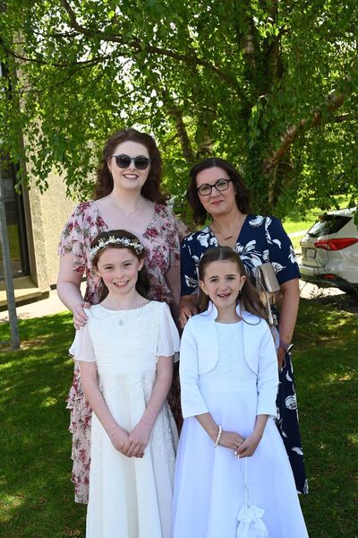 Kayleigh and Nadine Finnegan and Amber and Debbie Caffrey 