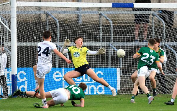 Logan Tennyson the goal that gave Kildare a lifeline late in normal time Photo: ©INPHO/Bryan Keane