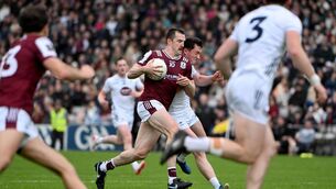 <p> Céin Darcy gets past Alex Beirne on the way to scoring Galway's second first half goal Photo: ©INPHO/Andrew Paton</p> <p> Céin Darcy gets past Alex Beirne on the way to scoring Galway's second first half goal Photo: ©INPHO/Andrew Paton</p>