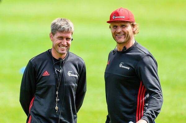 Ronan O'Gara and Scott Robertson could each provide a solution to Leinster's woes. Photo: INPHO/Photosport/John Davidson Ronan O'Gara and Scott Robertson could each provide a solution to Leinster's woes. Photo: INPHO/Photosport/John Davidson