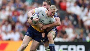 <p>Jamie Osborne was one of two Kildare players, along with Diarmuid Mangan, who came off the bench for Leinster in Saturday's Champions Cup Final defeat. Photo: INPHO/James Crombie</p> <p>Jamie Osborne was one of two Kildare players, along with Diarmuid Mangan, who came off the bench for Leinster in Saturday's Champions Cup Final defeat. Photo: INPHO/James Crombie</p>