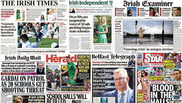 What the papers say: Thursday's front pages