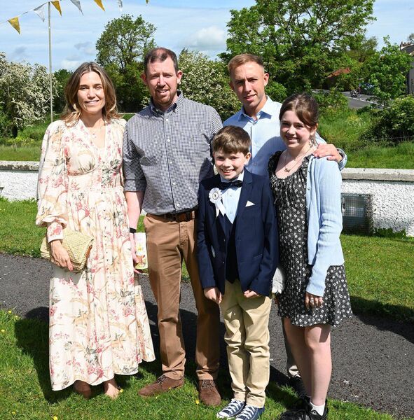 Fionn McCarthy and family 