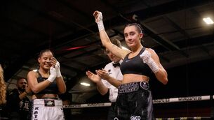 <p>Kelsey Leonard is in action in the ring again this weekend</p>