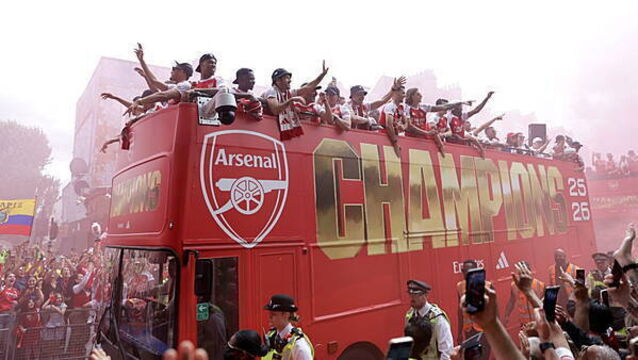 Six stabbed in hours after Arsenal Premier League victory parade