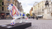 Lion-themed public art trail brings World Cup fever to England fans