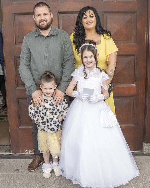 Evie Dunne and family