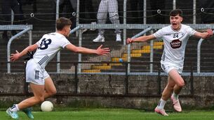 <p>Logan Tennyson celebrates with Rory Cooke after scoring that crucial late equaliser in the Leinster final</p> <p>Logan Tennyson celebrates with Rory Cooke after scoring that crucial late equaliser in the Leinster final</p>