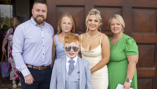 Mason Lawlor and family