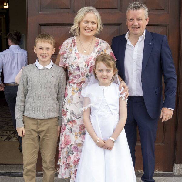 Olivia Hickey and family