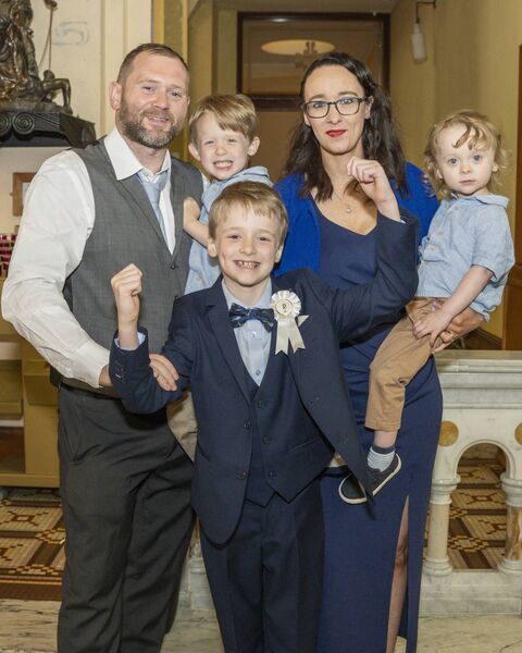 Jackson Foley Fleming and family