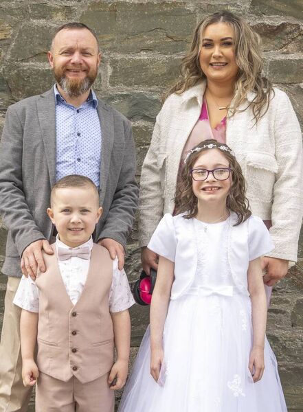 Hannah Byrne and family