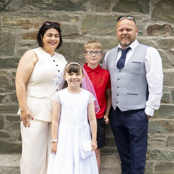 Cara Connolly and family