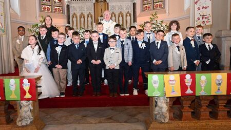 PHOTOS: St Peter’s Boys NS Monasterevin Holy Communion 
