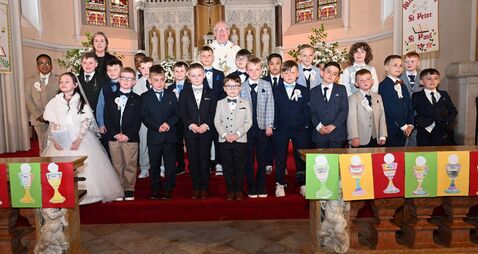 PHOTOS: St Peter’s Boys NS Monasterevin Holy Communion 
