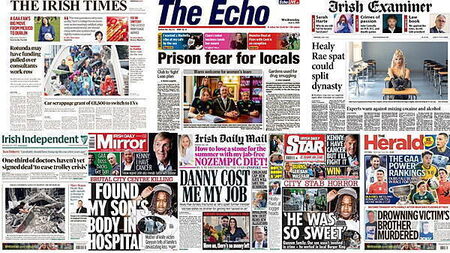 What the papers say: Wednesday's front pages
