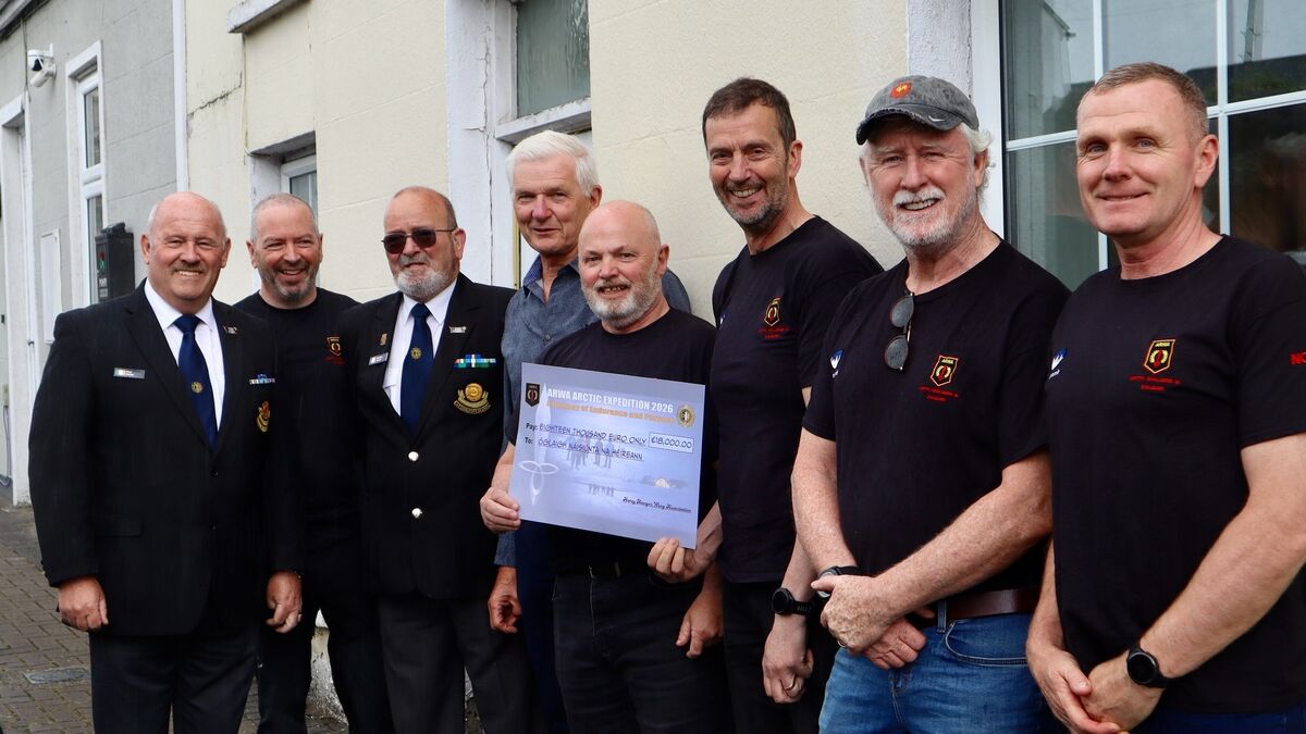 Kildare Arctic trek fundraisers donate to ex-service personnel group
