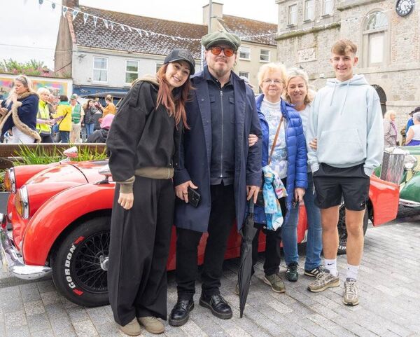 The Loughmans out enjoying the classic cars 