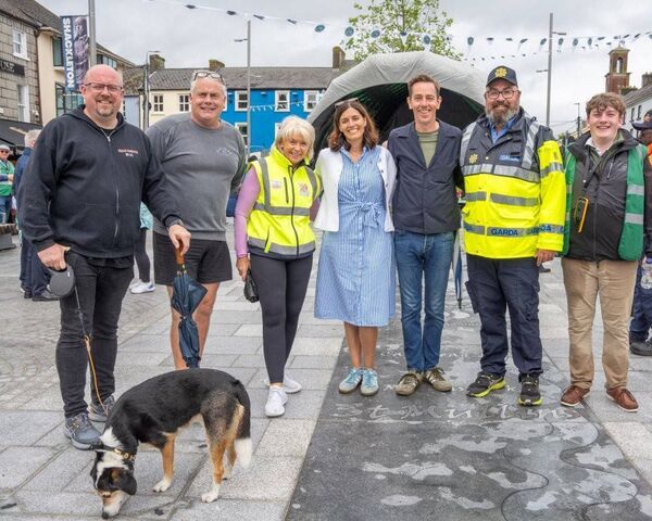 Mark Leigh, Brian Dooley, Patricia Berry, Clare Kambamettu, Ryan Tubridy, Sean O Mahony and Noah Meredith