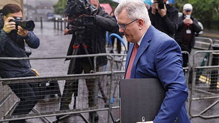 Jeffrey Donaldson denies abuse of two alleged victims