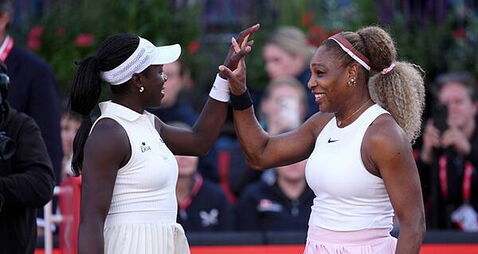 Serena Williams’ doubles comeback cut short by Victoria Mboko knee injury