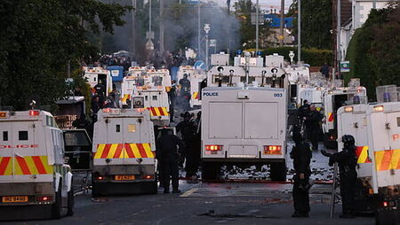 ‘Much calmer’ night in Northern Ireland as disorder reduces after knife attack