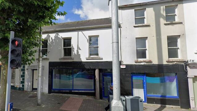 <p>The former Murray Spellman Insurance premises at 24-5 South Main St Naas, soon to be town centre apartments</p>