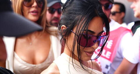 Kim Kardashian gives towel to F1 driver Kimi Antonelli after ‘stealing’ his