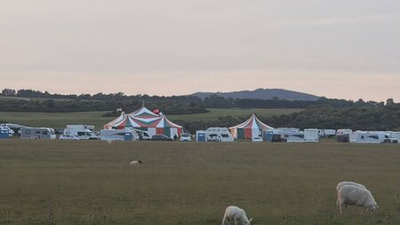 Big top tents and more caravans arrive in the Curragh 