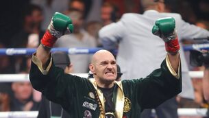 <p>Tyson Fury Photo: INPHO/Tom Hogan</p> <p>Tyson Fury Photo: INPHO/Tom Hogan</p>
