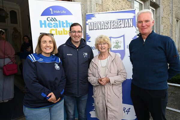 Deidre Flaherty, Dave Connolly, Club Chairman Maria Payne and cllr Pat Balfe 