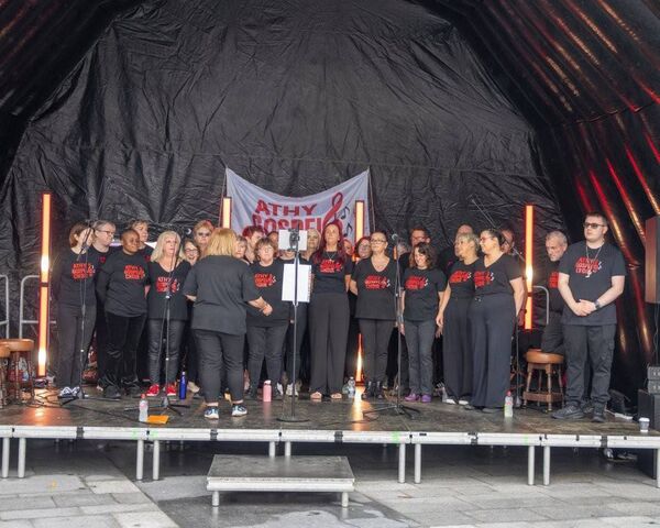 Athy Gospel filled Emily Square with their soulful voices