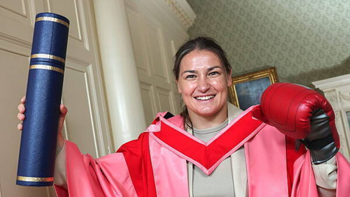 Katie Taylor awarded honorary degree by Trinity College Dublin