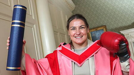 Katie Taylor awarded honorary degree by Trinity College Dublin