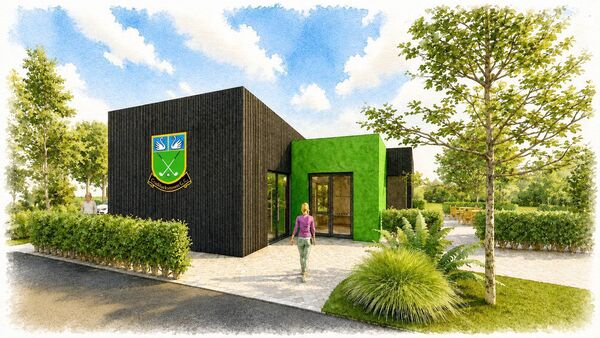 The proposed 'after' pic of the new Pro Shop at Craddockstown.