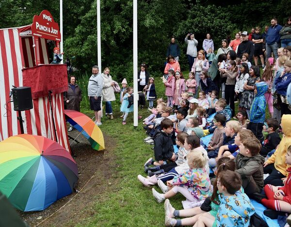 Children are still fascinated by a Punch and Judy show. Children are still fascinated by a Punch and Judy show.