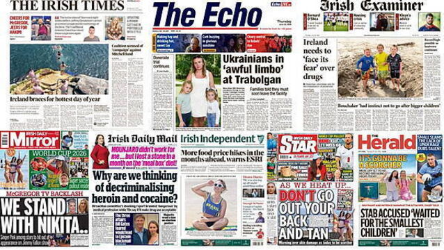 What the papers say: Thursday's front pages