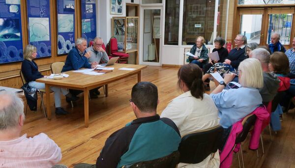 Chair Noel Clare making an observation at KCA meeting