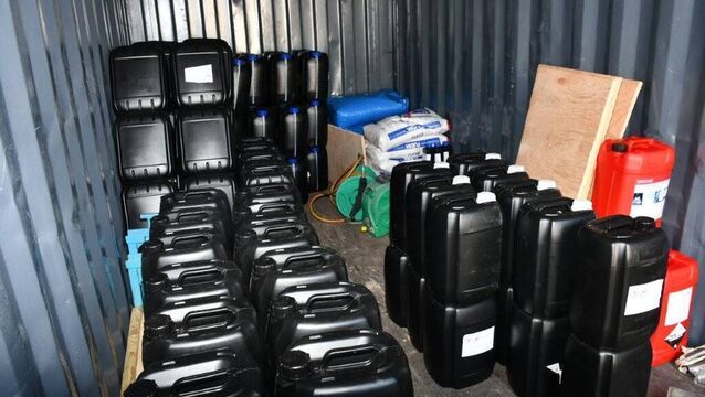 <p>Cocaine extraction lab in Ballymore Eustace</p>