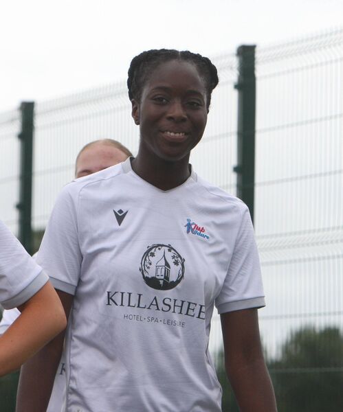 Elaine Irhue, from the Girls Under 17 team, has been selected by the FAI to attend the National Pathways Programme for the coming season