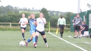 <p>Ciara Hilliard tries to progress up the wing for Klub Kildare during the exciting 1-0 win over Finn Harps.</p> <p>Ciara Hilliard tries to progress up the wing for Klub Kildare during the exciting 1-0 win over Finn Harps.</p>