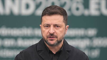 Volodymyr Zelenskiy thanks Ireland for support during Dublin Castle address