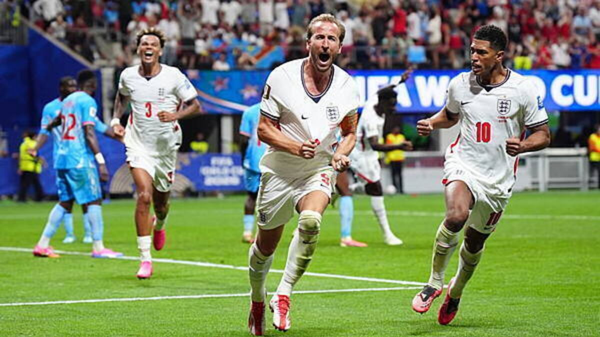 Harry Kane saves England with late brace in World Cup comeback against DR Congo