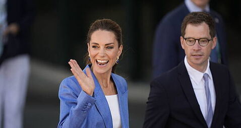 Tickets please: Kate surprises tennis fans in Wimbledon queue