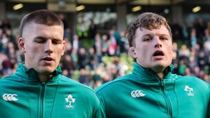 <p>Sam and Cian Prendergast will start for Ireland for just the second time when they face Australia in Sydney. Photo: INPHO/Billy Stickland</p>