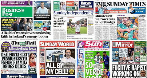 What the papers say: Sunday's front pages